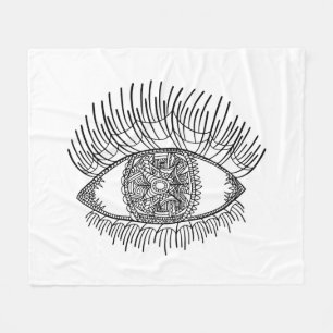 Inspired Eye Fleece Blanket