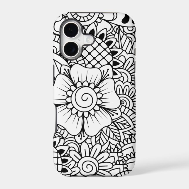 Inspired Flowers Iphone Case (Back)