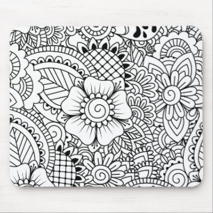 Inspired Flowers Mouse Pad