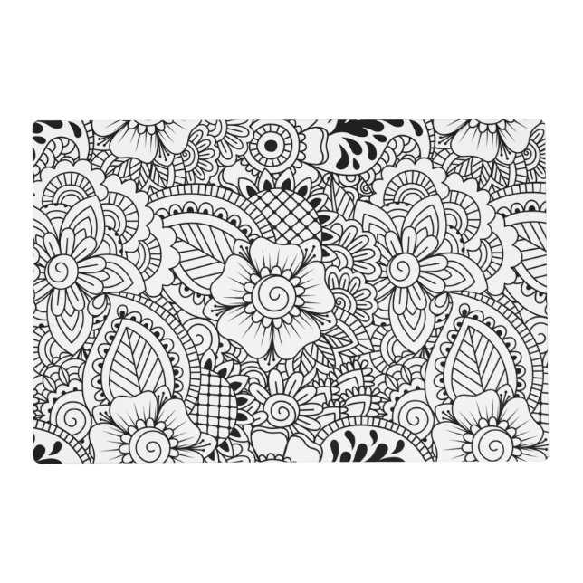 Inspired Flowers Placemat (Front)