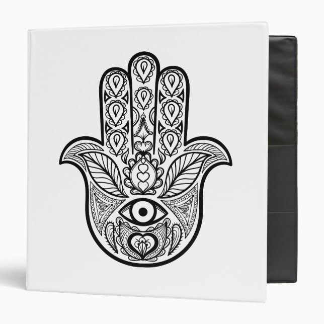 Inspired Hamsa Hand Binder (Front/Inside)