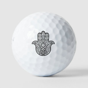 Inspired Hamsa Hand Golf Balls