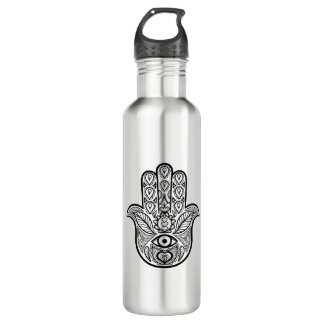 Inspired Hamsa Hand Stainless Steel Water Bottle