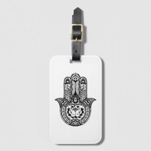 Inspired Hamsa Symbol Luggage Tag