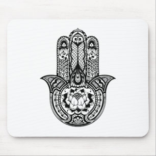 Inspired Hamsa Symbol Mouse Pad