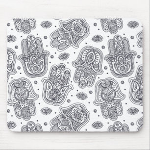 Inspired Hand Drawn Hamsa Mouse Pad