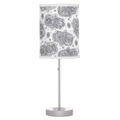 Inspired Hand Drawn Hamsa Table Lamp (Front)