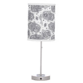 Inspired Hand Drawn Hamsa Table Lamp (Back)