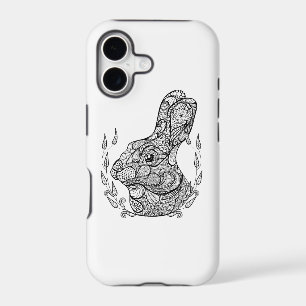 Inspired Head Of Rabbit In Wreath iPhone 17 Case