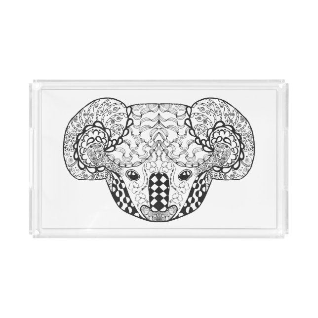 Inspired Koala Bear Acrylic Tray (Front)