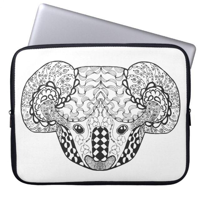 Inspired Koala Bear Laptop Sleeve (Front)