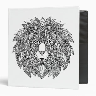 Inspired Lion Head 4 Binder