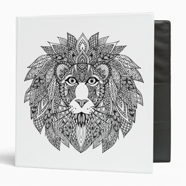Inspired Lion Head 4 Binder (Front/Inside)