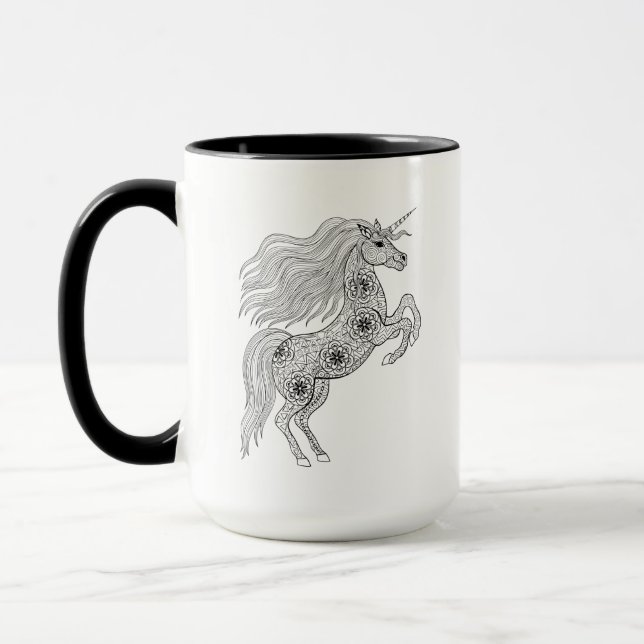 Inspired Magic Unicorn Mug (Left)