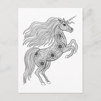 Inspired Magic Unicorn Postcard