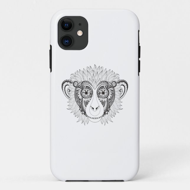 Inspired Monkey Case-Mate iPhone Case (Back)