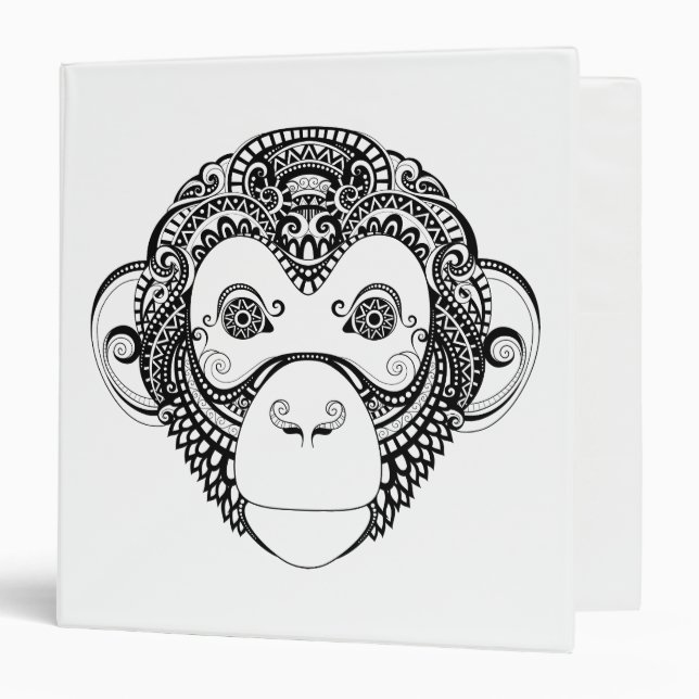 Inspired Monkey Design Binder (Front/Inside)