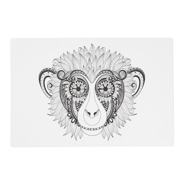 Inspired Monkey Placemat (Front)