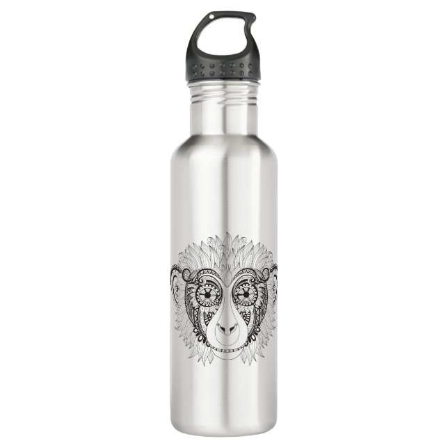 Inspired Monkey Water Bottle (Front)