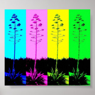   Inspired Muli-Colored Blooms Poster