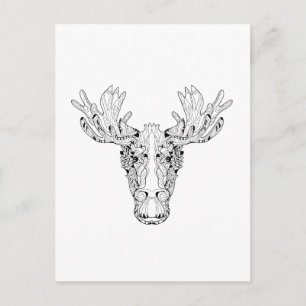 Inspired Of An Elk Postcard