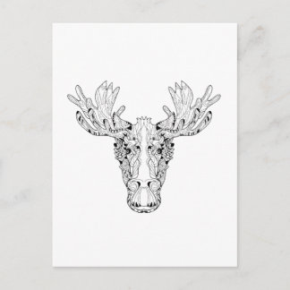 Inspired Of An Elk Postcard