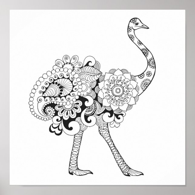 Inspired Ostrich 2 Poster (Front)