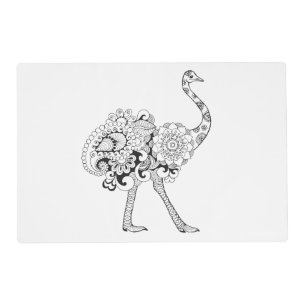 Inspired Ostrich Placemat