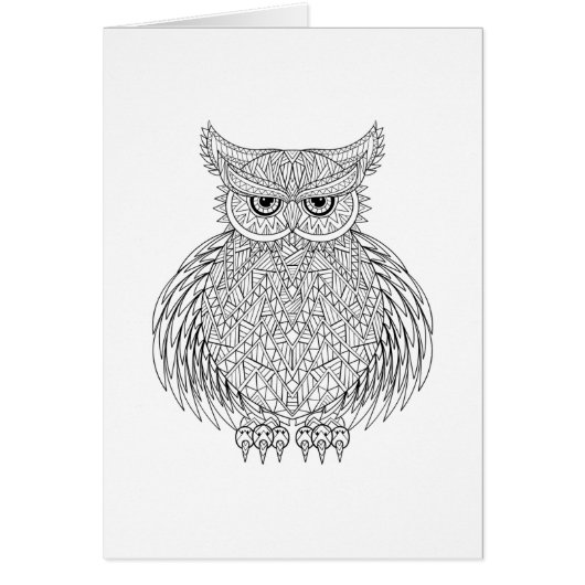 Inspired Owl Bird Totem (Front)