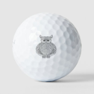 Inspired Owl Bird Totem Golf Balls