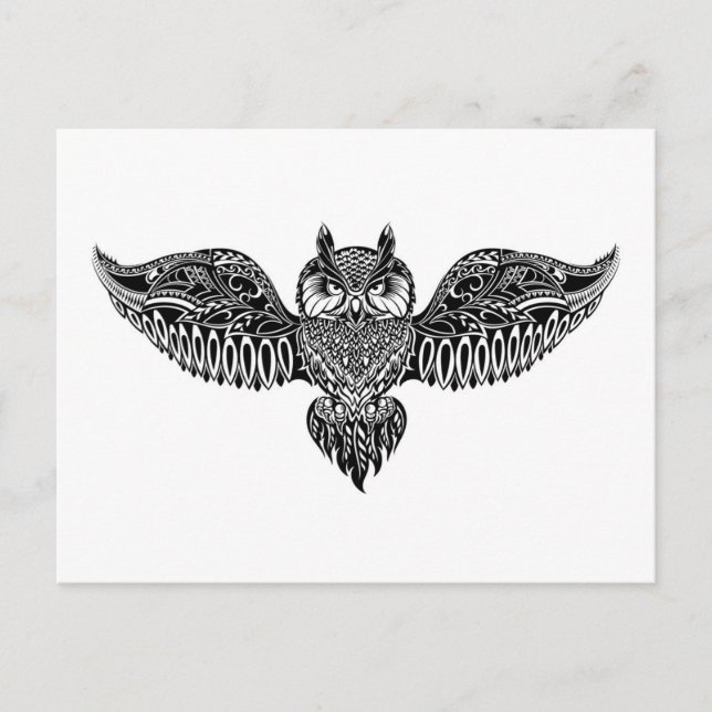 Inspired Owl Postcard (Front)