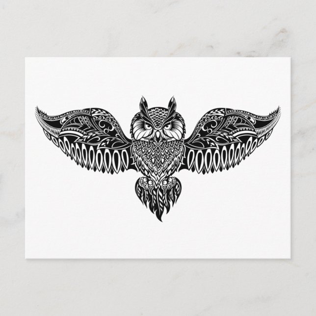 Inspired Owl Postcard (Front)
