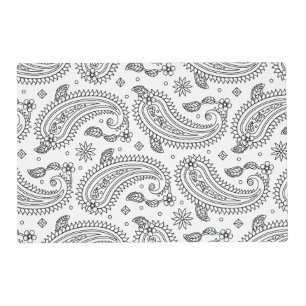 Inspired Paisley Design Placemat