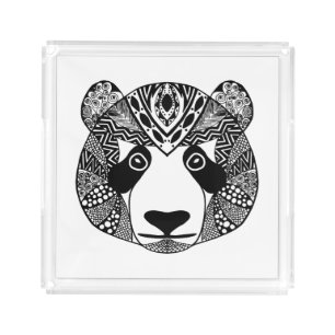 Inspired Panda Acrylic Tray