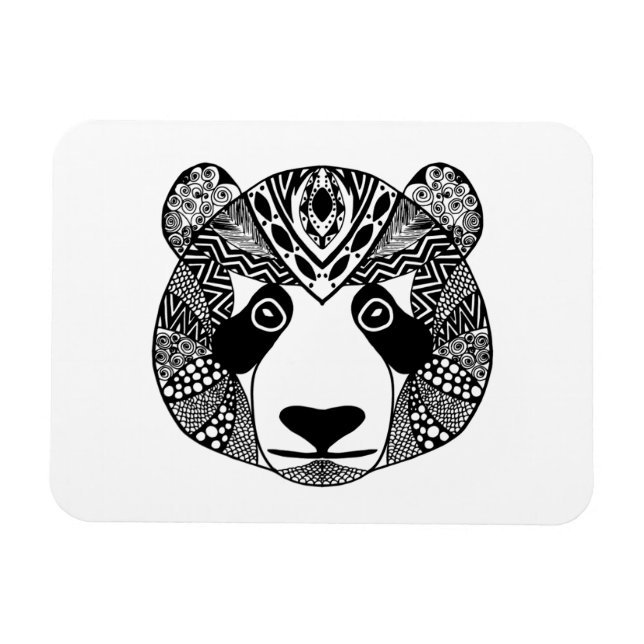 Inspired Panda Magnet (Horizontal)