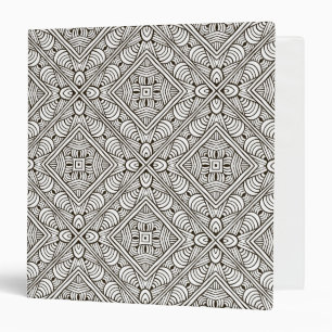 Inspired Pattern 3 Ring Binder