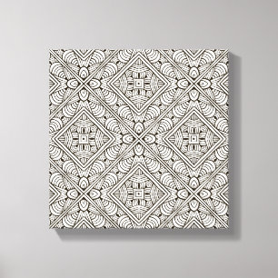 Inspired Pattern 6 Canvas Print