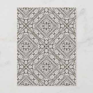 Inspired Pattern Postcard