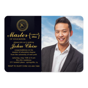 Masters Degree Graduation Invitations 6