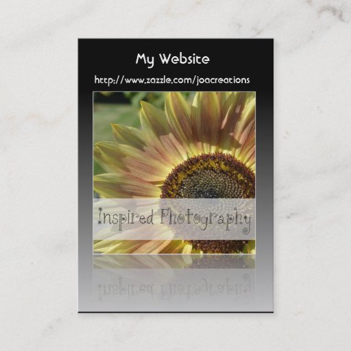Customizable Inspired Photography Business Card