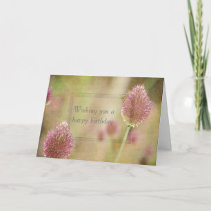 Inspired Pink Floral Card