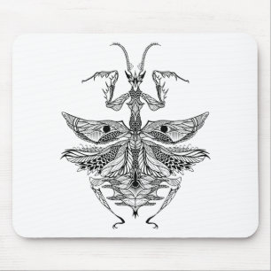 Inspired Praying Mantis Mouse Pad