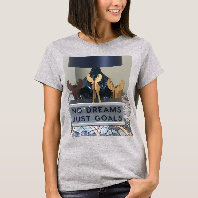 Inspired Reindeer Dreams: A Motivational Holiday T-Shirt (Front)