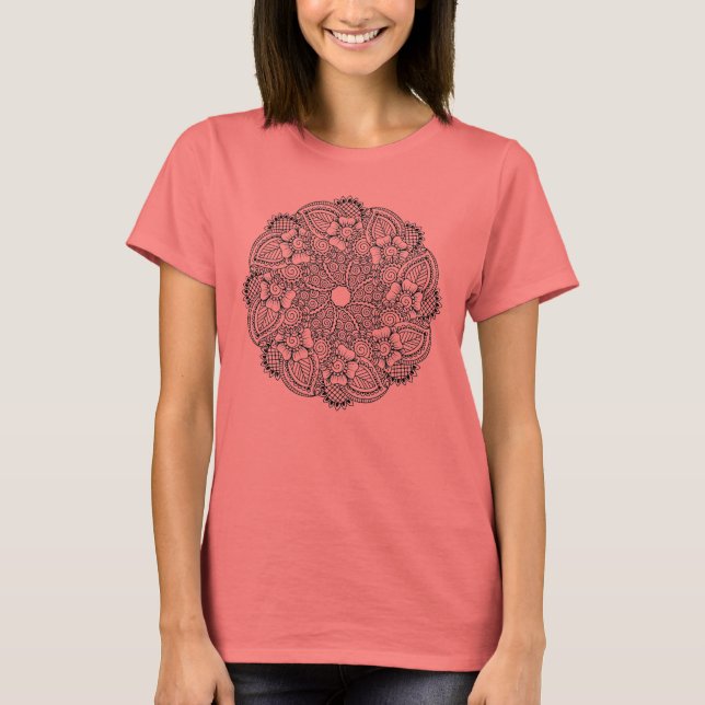 Inspired Round Design T-Shirt (Front)