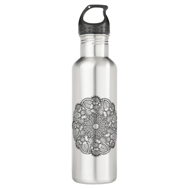 Inspired Round Design Water Bottle (Front)