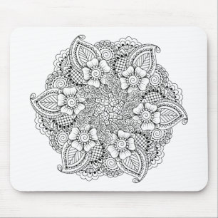 Inspired Round Element Mouse Pad