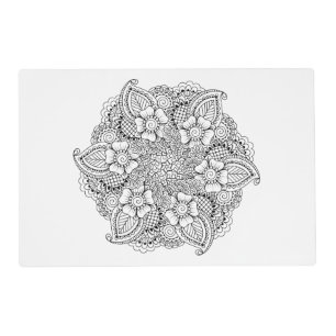 Inspired Round Element Placemat