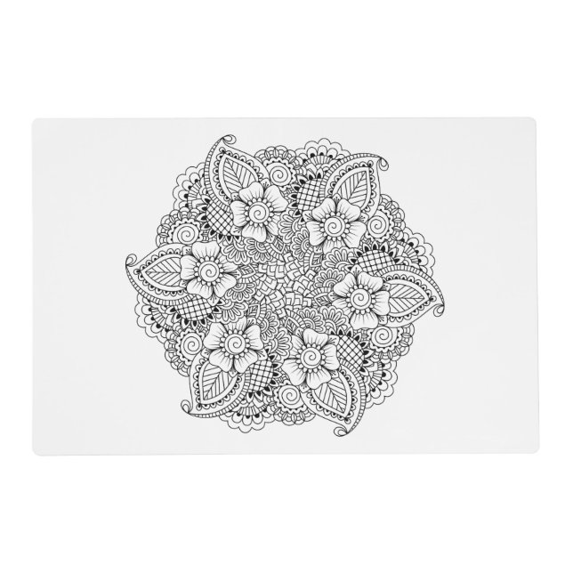 Inspired Round Element Placemat (Front)