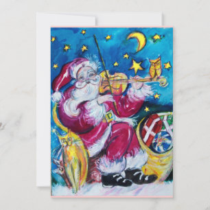 INSPIRED SANTA , CHRISTMAS PARTY INVITATION
