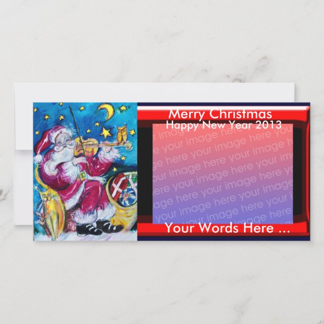 INSPIRED SANTA CHRISTMAS PHOTO TEMPLATE (Front)